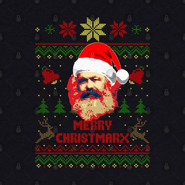 Karl Marx Merry Christmarx by Nerd_art